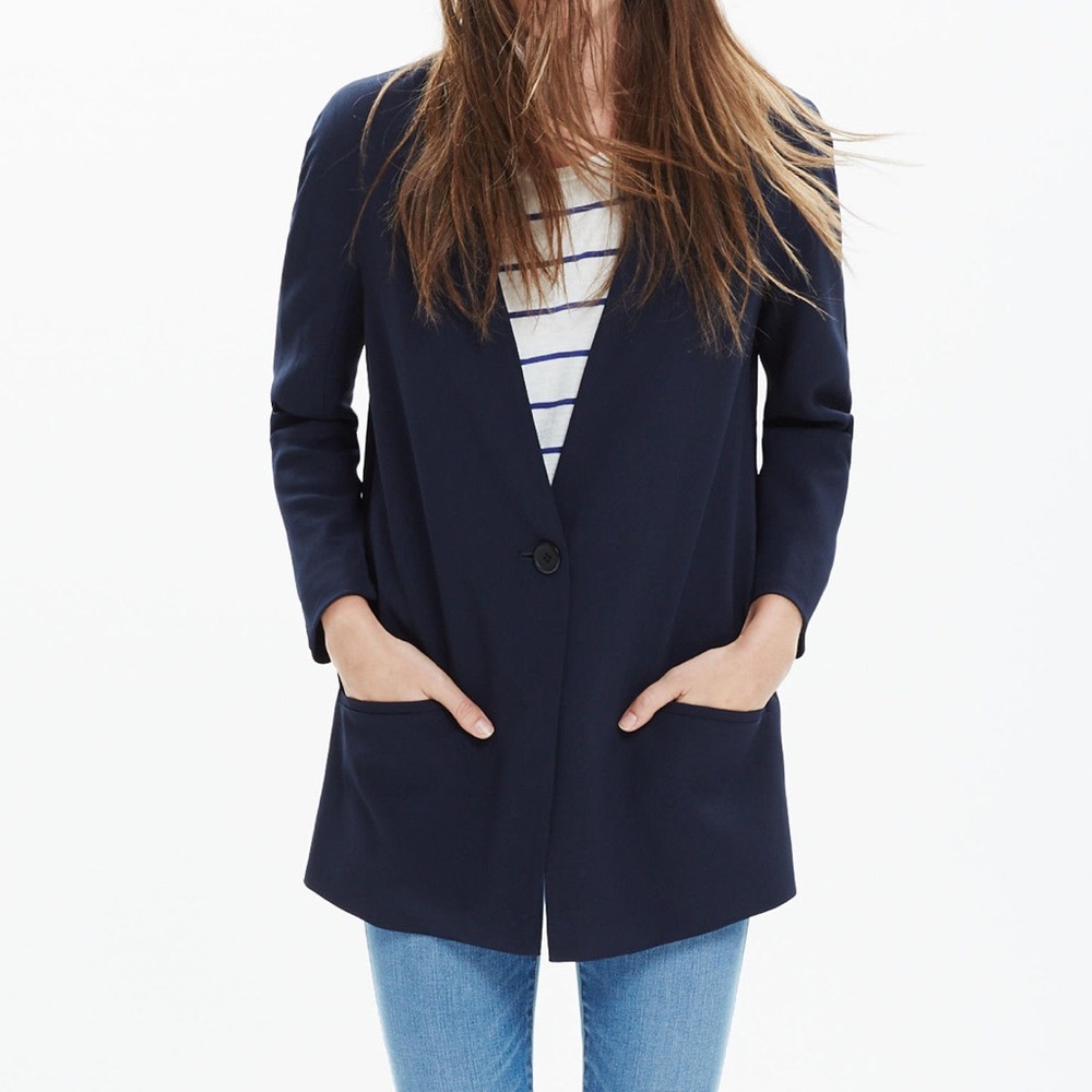 Madewell Navy Blue Blazer